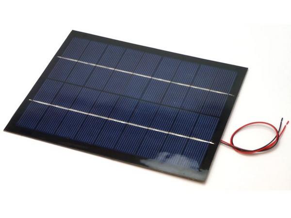 太陽電池モジュール（4W）直列、並列に接続可 ラミ加工済